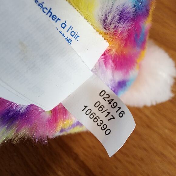 Build a Bear Small Fry Confetti Panda Bear Plush 8" Light Blue Nose Speckled Fur - Picture 8 of 9